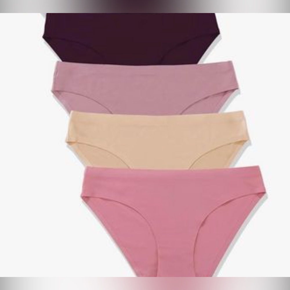 4 Pack Women’s Seamless Hipster No Show Panty Line